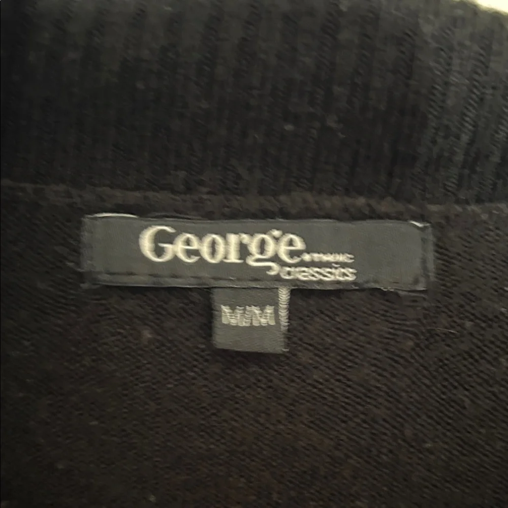 George Black Asymmetrical Neck Sweater - Picture 3 of 3